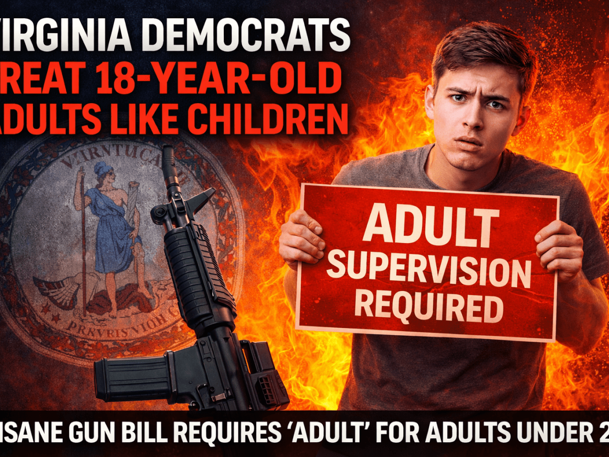 Virginia Democrats Pass Gun Bill That Treats 18-Year-Old Adults Like Children